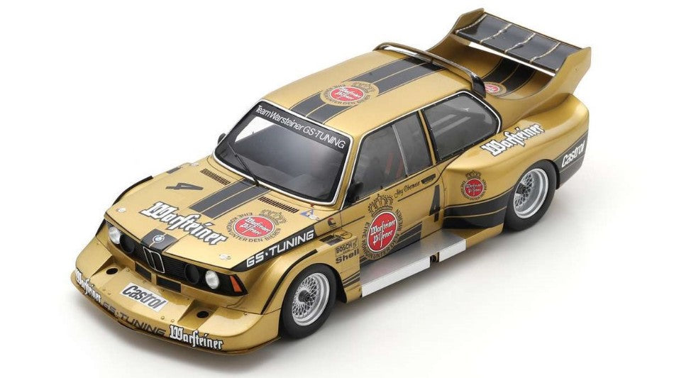 MODELLINO SCALA COMPATIBILE CON BMW 320 N.4 DRM NORISRING 1977 JORG OBERMORSER 1:18 SPARK MODEL 18S389