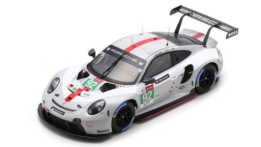 MODELLINO SCALA COMPATIBILE CON PORSCHE 911 RSR-19 N.92 3rd LMGTE PRO 24 H LM 2021 ESTRE-JANI-CHRISTENS. 1:18 SPARK MODEL 18S717