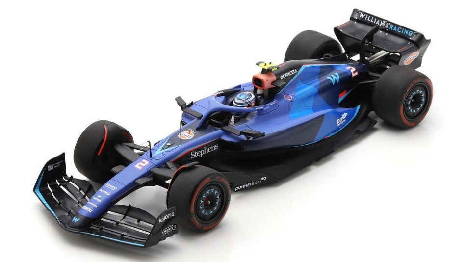 MODELLINO SCALA COMPATIBILE CON WILLIAMS F1 N.2 BAHRAIN GP 2023 LOGAN SARGEANT 1:18 SPARK MODEL 18S951