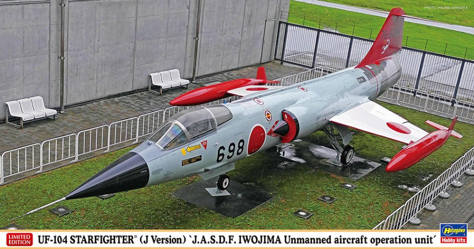 KIT DA MONTARE SCALA COMPATIBILE CON UF-104 STARFIGHTER JASDF IWOJIMA KIT 1:48 HASEGAWA HA07527