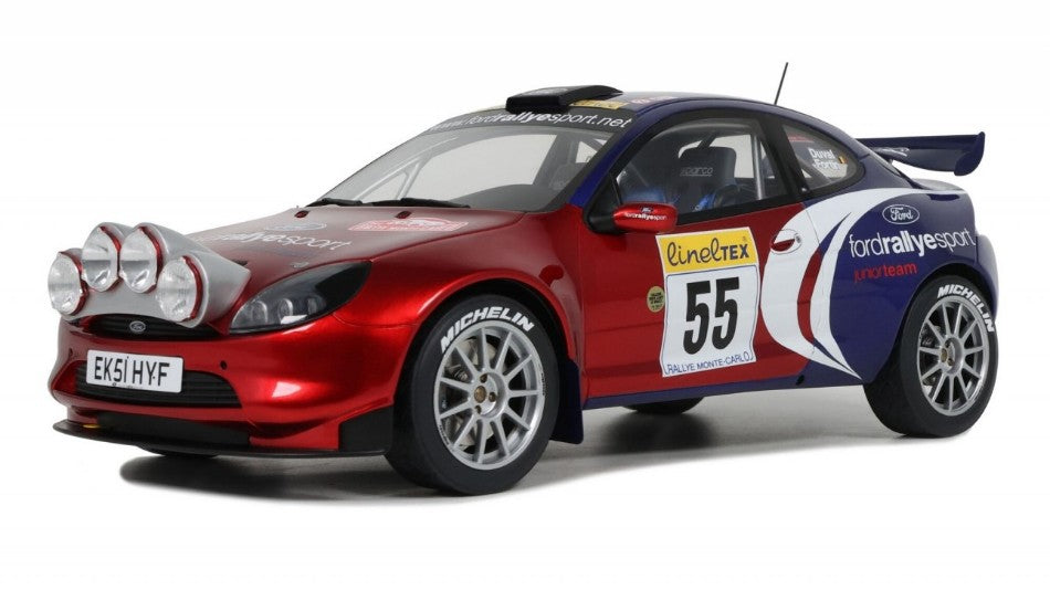 MODELLINO IN SCALA Ottomobile COMPATIBILE CON FORD PUMA SUPER 1600 N.55 RALLYE MONTE CARLO 2002 F.DUVAL 1:18 MODEL SCALE OT456 241217