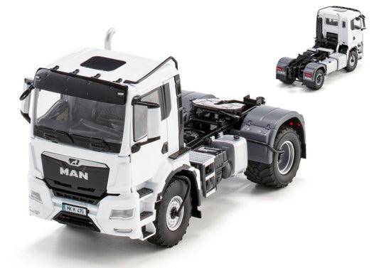 MODELLINO IN SCALA Wiking COMPATIBILE CON MAN TGS 18.510 4x4 BL 2-AXLE -TRUCK WHITE 1:32 MODEL SCALE WK17077652 241217