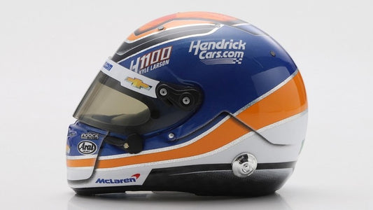 MODELLINO SCALA COMPATIBILE CON HELMET KYLE LARSON 2024 ARROW MCLAREN H11000 ARAI 1:5 SPARK MODEL 5HSP106