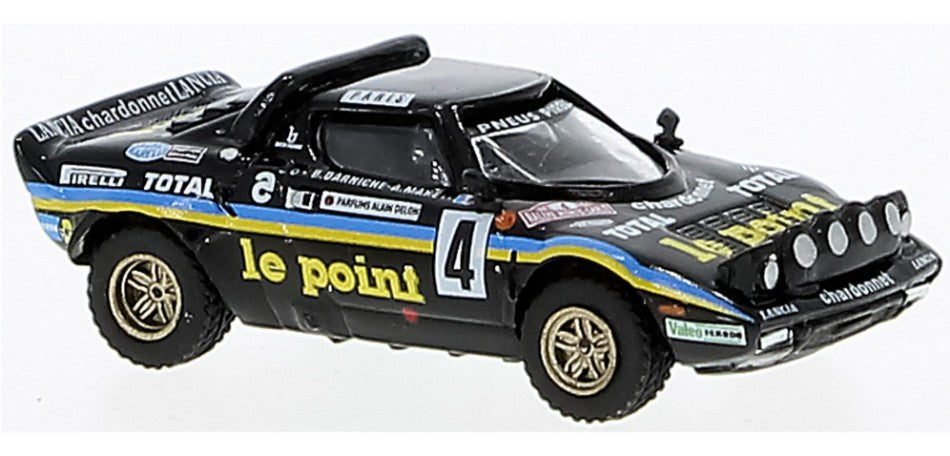 MODELLINO SCALA COMPATIBILE CON LANCIA STRATOS HF N.4 1981 LE POINT 1:87 BREKINA BRE29660