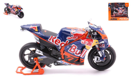 MODELLINO SCALA COMPATIBILE CON KTM RED BULL RC16 N.43 MOTOGP 2023 JACK MILLER 1:12 NEW RAY NY58393