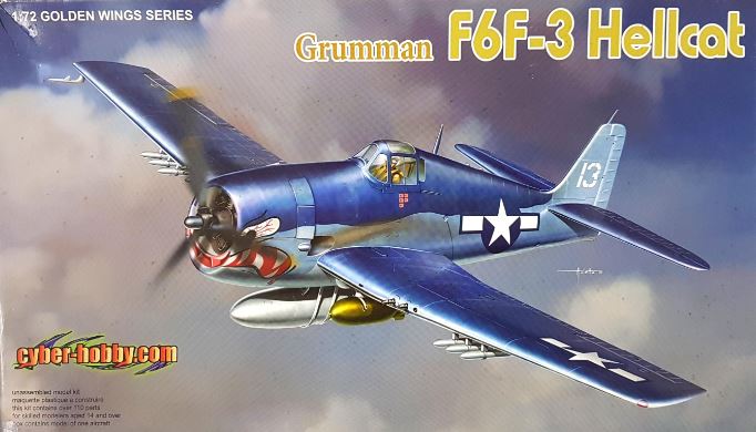 KIT DA MONTARE SCALA COMPATIBILE CON CH GRUMMAN F6F-3 KIT 1:72 DRAGON D5060