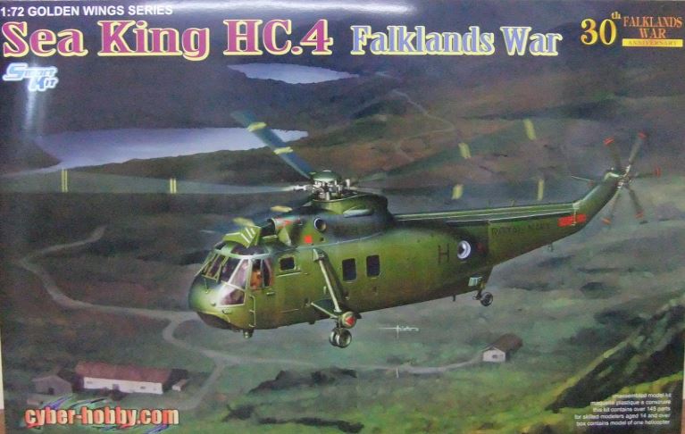 KIT DA MONTARE SCALA COMPATIBILE CON CH WESTLAND WS-61 SEA KING HC 4 KIT 1:72 DRAGON D5073