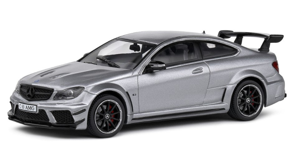 MODELLINO SCALA COMPATIBILE CON MERCEDES C-CLASS C63 AMG BLACK SERIES 2012 MET.GREY 1:43 SOLIDO SL4311604