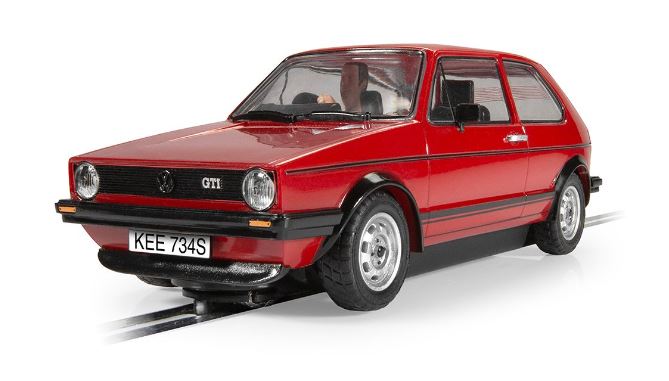 MODELLINO SCALA COMPATIBILE CON VOLKSWAGEN GOLF GTI RED SLOT 1:32 SCALEXTRIC C4490