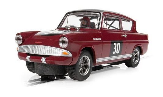 MODELLINO SCALA COMPATIBILE CON FORD ANGLIA 105E BROADSPEED SLOT 1:32 SCALEXTRIC C4546