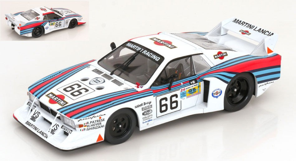 MODELLINO IN SCALA ModelCarGroup COMPATIBILE CON LANCIA BETA MONTECARLO Gr.5 N.66 LE MANS 1981 PATRESE/HEYER/GHINZANI1:18 MODEL SCALE MCG18813 241217