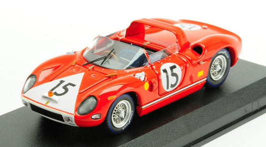 MODELLINO SCALA COMPATIBILE CON FERRARI 330 P N.15 24 H LE MANS P.RODRIGUEZ-S.HUDSON 1:43 ART MODEL AM0148-2