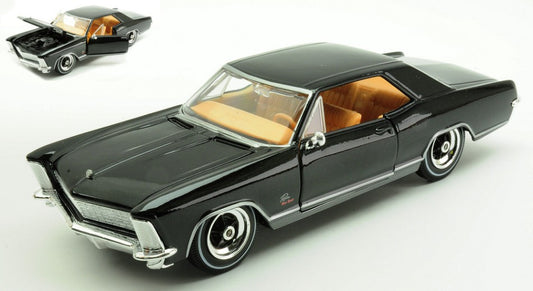 MODELLINO SCALA COMPATIBILE CON BUICK RIVIERA 1965 BLACK 1:24 MAISTO MI31214B