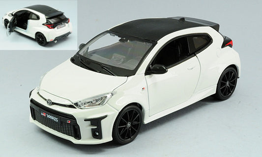 MODELLINO SCALA COMPATIBILE CON TOYOTA GR YARIS 2021 WHITE 1:24 MAISTO MI32909W