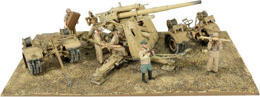 MODELLINO SCALA COMPATIBILE CON DIV.SET GERMAN KRUPP FLAK 88 WITH FLAK ROHR 18 GUN 1:32 FORCES OF VALOR FOR801008B