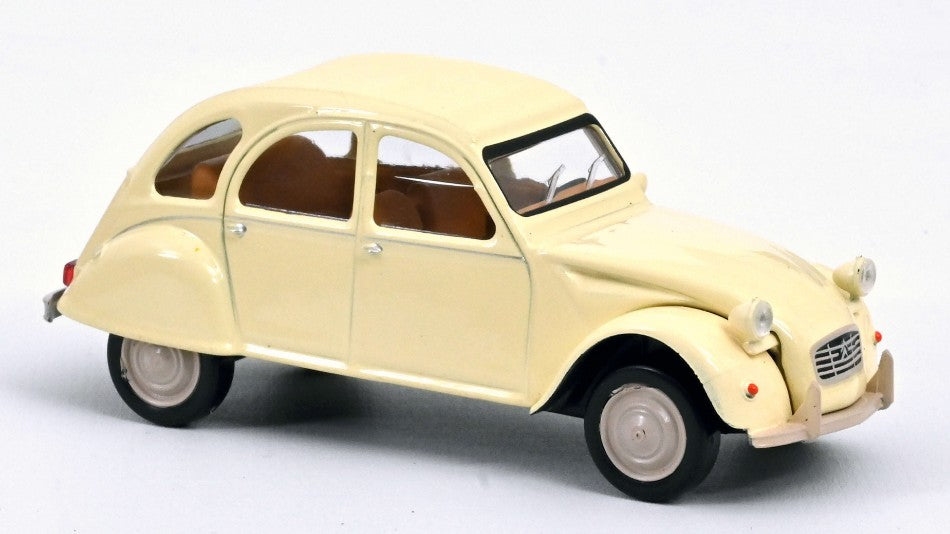 MODELLINO SCALA COMPATIBILE CON CITROEN 2CV 1978 BEIGE JET CAR 1:43 NOREV NV150514