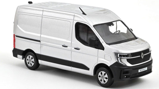 MODELLINO SCALA COMPATIBILE CON RENAULT MASTER E-TECH 100% ELECTRIC 2024 SILVER 1:43 NOREV NV518850