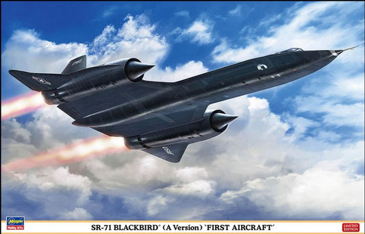 KIT DA MONTARE SCALA COMPATIBILE CON SR-71 BLACKBIRD FIRST AIRCRAFT KIT 1:72 HASEGAWA HA02464