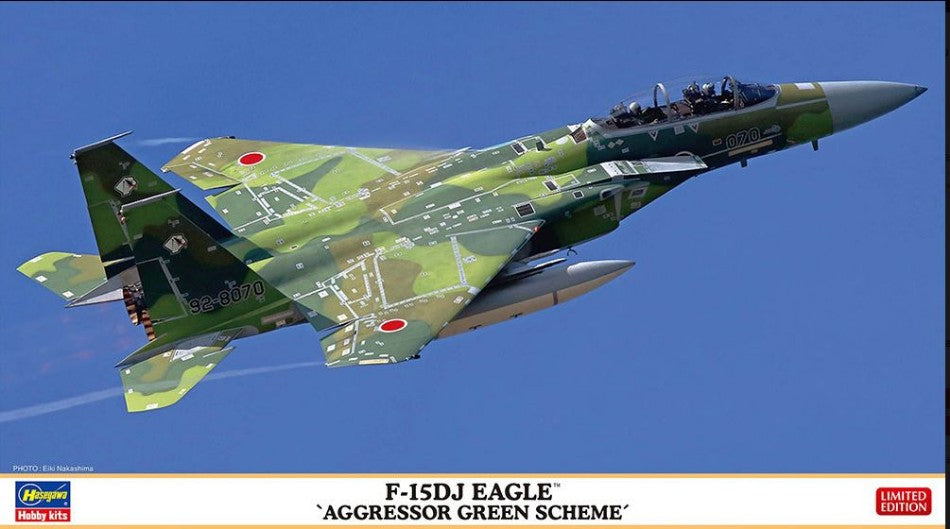 KIT DA MONTARE SCALA COMPATIBILE CON F-15DJ EAGLE AGGRESSOR GREEN SCHEME KIT 1:72 HASEGAWA HA02460