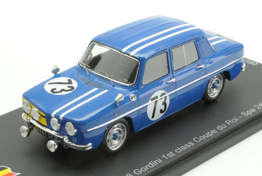 MODELLINO IN SCALA Spark Model COMPATIBILE CON RENAULT 8 GORDINI N.73 1st CLASS 24 H SPA 1966 M.BIANCHI-J.VINATIER 1:43 MODEL SCALE 100SPA02 241217