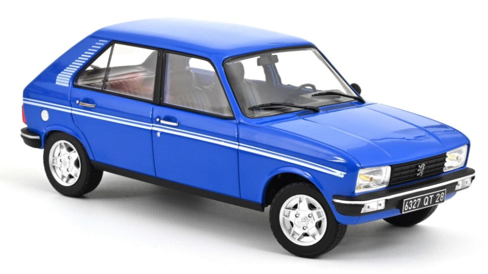 MODELLINO SCALA COMPATIBILE CON PEUGEOT 104 S 1981 IBIS BLUE 1:18 NOREV NV184903