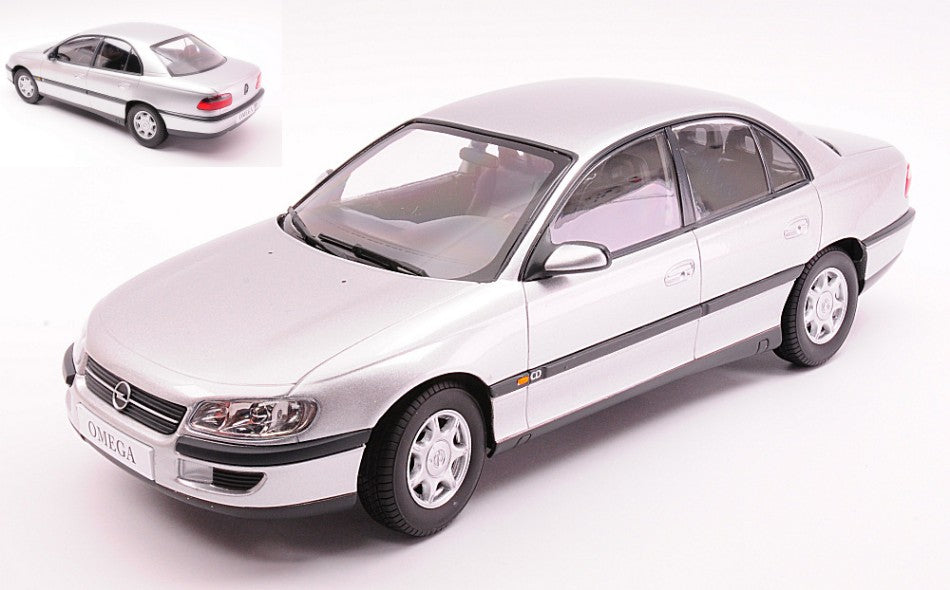 MODELLINO SCALA COMPATIBILE CON OPEL OMEGA B 1996 SILVER 1:18 TRIPLE 9 T9-1800430