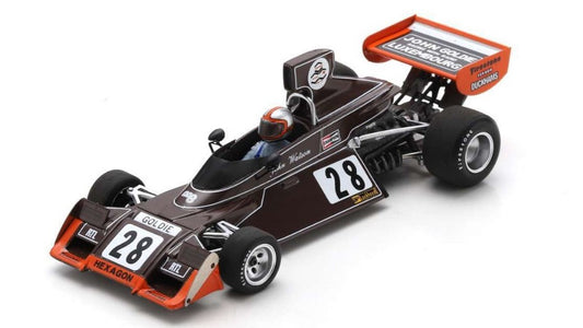 MODELLINO IN SCALA Spark Model COMPATIBILE CON BRABHAM BT42 N.28 DUTCH GP 1974 JOHN WATSON 1:43 MODEL SCALE S2348 241217