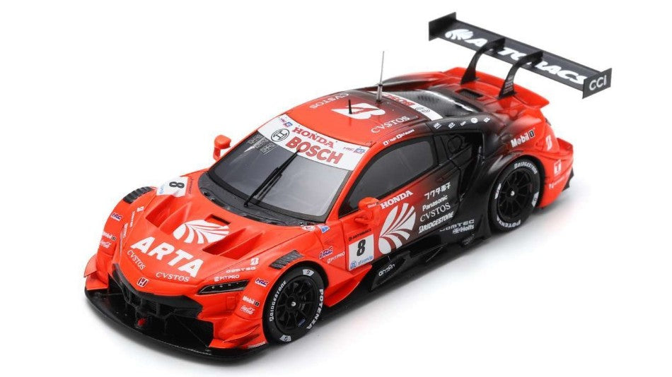 MODELLINO SCALA COMPATIBILE CON ARTA NSX-GT N.8 GT500 SUPER GT 2022 T.NOJIRI-N.FUKUZUMI 1:43 SPARK MODEL SGT023