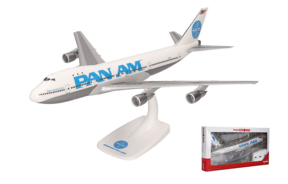 MODELLINO SCALA COMPATIBILE CON BOEING 747-100 PAN AM BILLBOARD LIVERY 1:250 HERPA HP614153