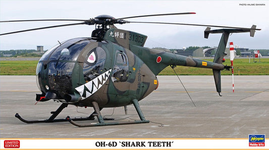 KIT DA MONTARE SCALA COMPATIBILE CON OH-6D SHARK TEETH KIT 1:48 HASEGAWA HA07531