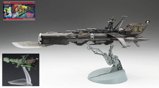 KIT DA MONTARE SCALA COMPATIBILE CON CAPTAIN HARLOCK SPACE PIRATE KIT 1:1500 HASEGAWA HA64736