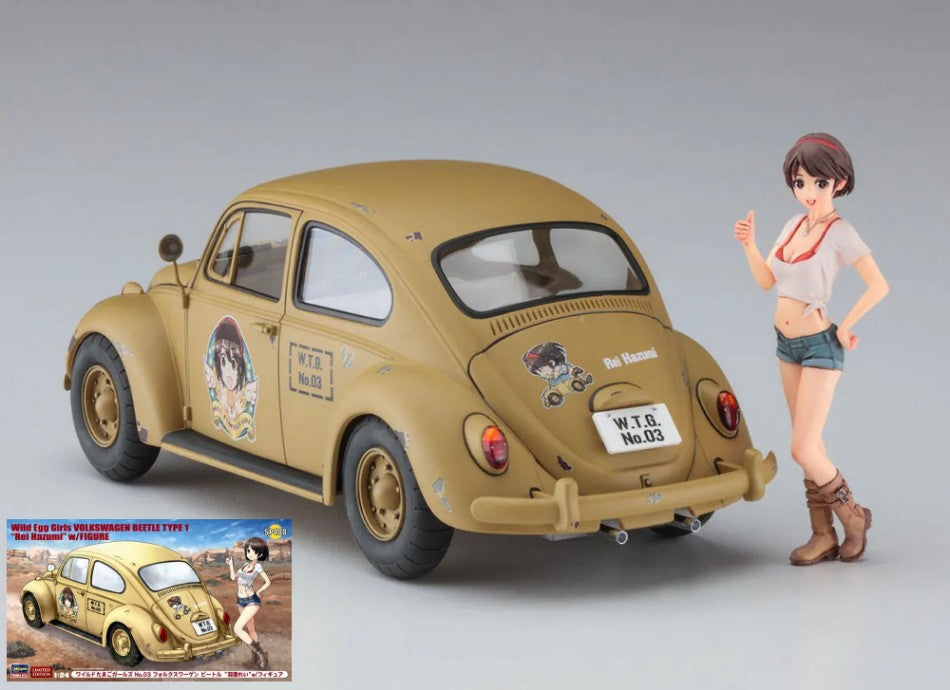 KIT DA MONTARE SCALA COMPATIBILE CON WILD EGG GIRLS VW KIT 1:24 HASEGAWA HASSP488