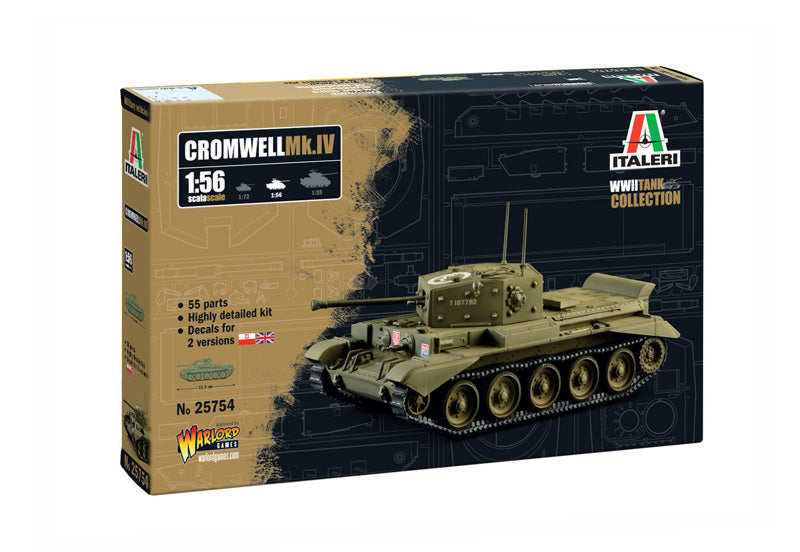 KIT DA MONTARE SCALA COMPATIBILE CON CROMWELL Mk.IV KIT 1:56 ITALERI IT25754