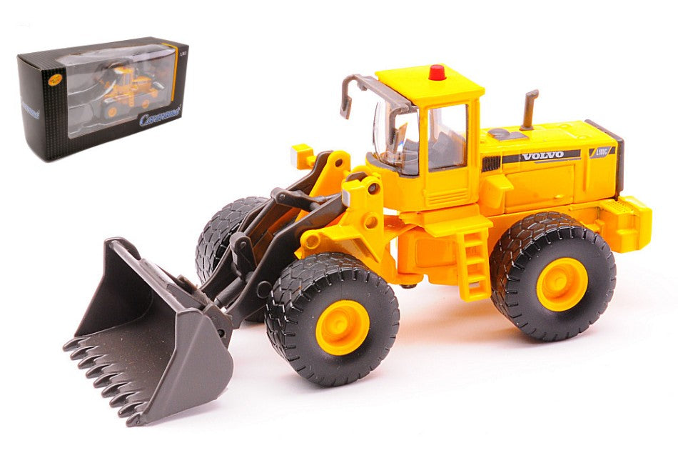 MODELLINO IN SCALA Cararama COMPATIBILE CON PALA GOMMATA VOLVO L150C WHEEL LOADER 1:87 MODEL SCALE CA810003 241217