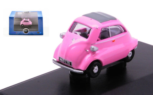 MODELLINO SCALA COMPATIBILE CON BMW ISETTA PINK 1:76 OXFORD OXF76IS003 MODEL