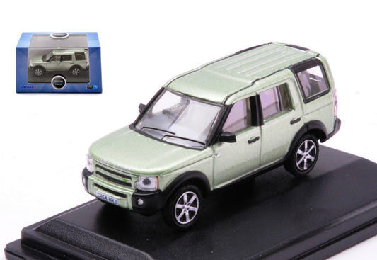 MODELLINO SCALA COMPATIBILE CON LAND ROVER DISCOVERY 3 METALLIC GREEN 1:76 OXFORD OXF76LRD009