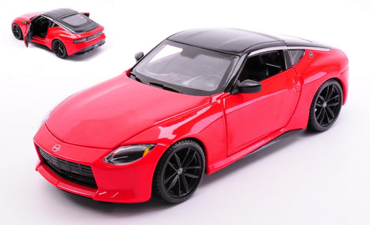 MODELLINO SCALA COMPATIBILE CON NISSAN 400Z 2023 RED 1:24 MAISTO MI32904R