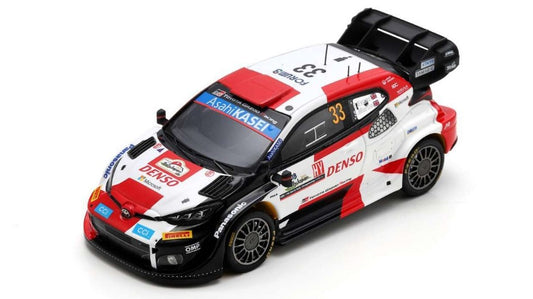 MODELLINO SCALA COMPATIBILE CON TOYOTA GR YARYS N.33 WINNER RALLY JAPAN 2023 E.EVANS-S.MARTIN 1:43 SPARK MODEL S6731