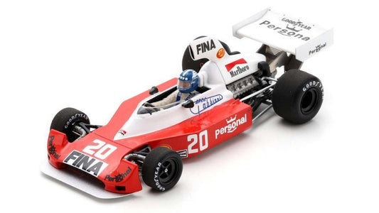 MODELLINO SCALA COMPATIBILE CON WILLIAMS FW N.20 ITALIAN GP 1975 RENZO ZORZI 1:43 SPARK MODEL S7493