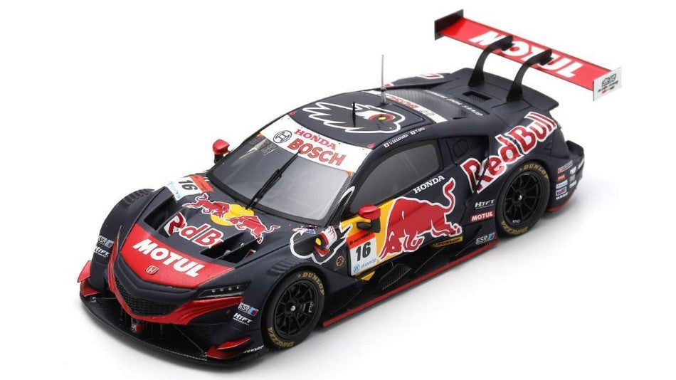 MODELLINO SCALA COMPATIBILE CON RED BULL MOTUL MUGEN NSX-GT N.16 SUPER GT500 2021 U.SASAHARA-T.OYU 1:43 SPARK MODEL SGT124