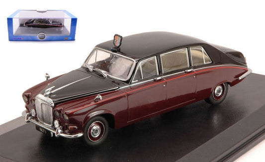 MODELLINO SCALA COMPATIBILE CON DAIMLER DS 420 QUEEN MOTHER 1989 DARK RED/BLACK 1:43 OXFORD OXFDS004