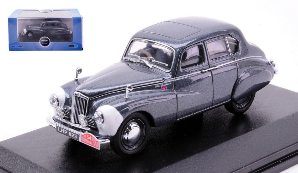 MODELLINO SCALA COMPATIBILE CON SUNBEAM TALBOT 90 MKII N.341 RALLY MONTECARLO 1952 1:43 OXFORD OXFST005