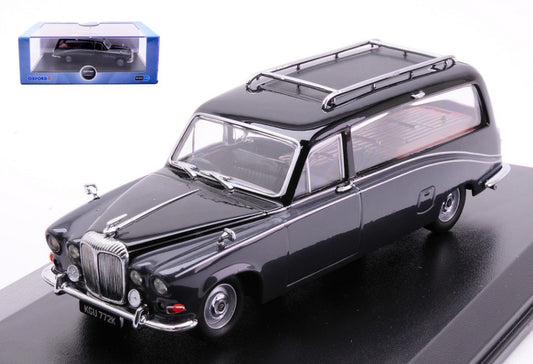 MODELLINO SCALA COMPATIBILE CON DAIMLER HEARSE BLACK/CARLTON GREY 1:43 OXFORD OXFDS008