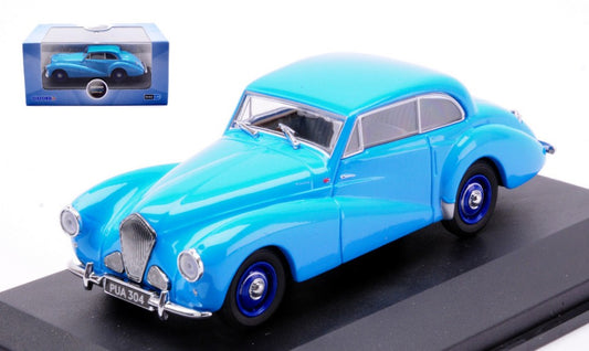 MODELLINO SCALA COMPATIBILE CON HEALEY TICKFORD 1952 LIGHT BLUE 1:43 OXFORD OXFHT003