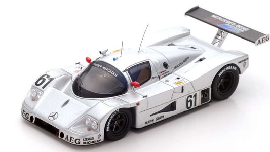 MODELLINO SCALA COMPATIBILE CON SAUBER C9 N.61 2nd LM 1989 M.BALDI-K.ACHESON-G.BRANCATELLI 1:18 SPARK MODEL 18S840