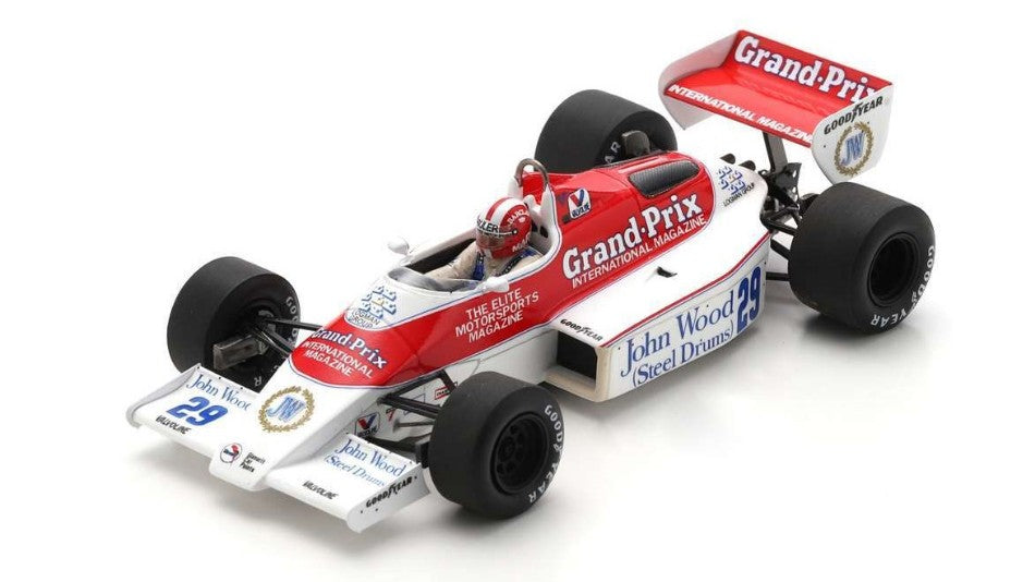 MODELLINO SCALA COMPATIBILE CON ARROWS A6 N.29 BRITISH GP 1983 MARC SURER 1:43 SPARK MODEL S5789