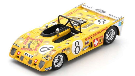 MODELLINO SCALA COMPATIBILE CON LOLA T280 N.8 LM 1972 J.BONNIER-G.LARROUSSE-G.VAN LENNEP 1:43 SPARK MODEL S9435