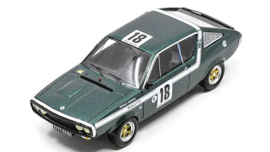 MODELLINO SCALA COMPATIBILE CON RENAULT 17 N.18 RONDE COVENOLE 1972 JEAN-PIERRE NICOLAS 1:43 SPARK MODEL SF256