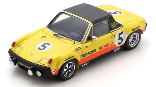 MODELLINO SCALA COMPATIBILE CON PORSCHE 914/6 N.5 7th 24 H  DAYTONA 1971 DUVAL-NICHOLAS-BAILEY 1:43 SPARK MODEL US312