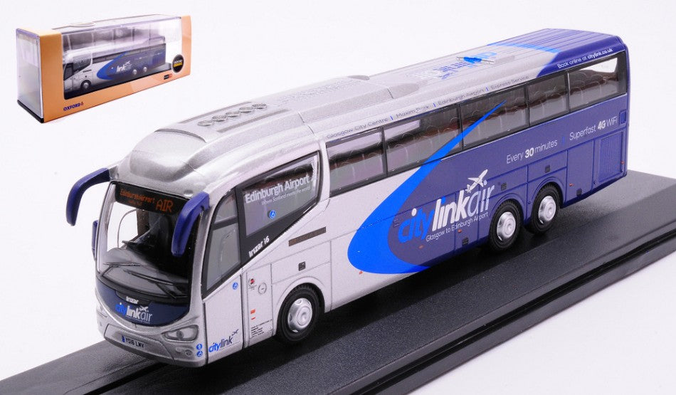 MODELLINO SCALA COMPATIBILE CON AUTOBUS IRIZAR i6 CITY LINK AIR 1:76 OXFORD OXF76IR6006